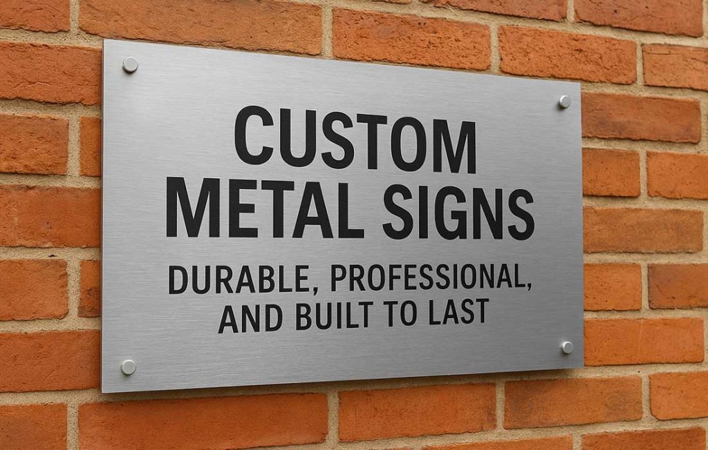 Custom Metal Signs A Durable Branding Solution